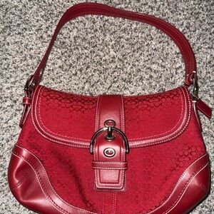 Coach Red SoHo Shoulder Bag